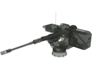 Remote Weapon Station 3D Model preview