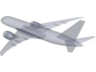 Boeing 787 3D Model preview
