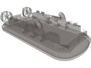 LCAC Hovercraft 3D Model preview