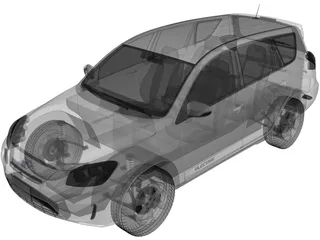 Toyota RAV4 EV (2014) 3D Model preview