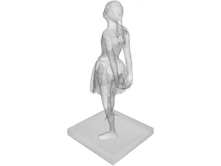 Dancer Woman 3D Model preview