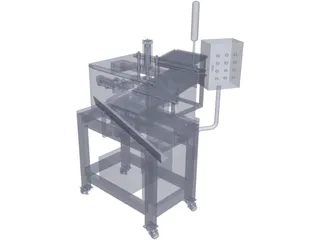 Pipe Expand Machine Loader 3D Model preview