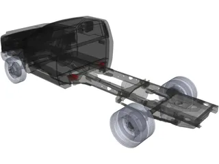 Ford F-550 Chassis 3D Model preview