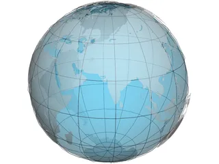 Globe 3D Model preview