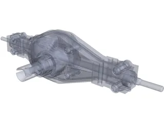 Rear Differential 3D Model preview