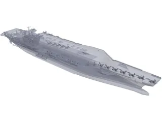 Aircraft Carrier 3D Model preview