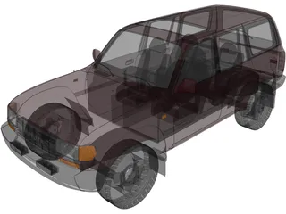 Toyota Land Cruiser J80 (1989) 3D Model preview