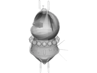Vostok 1 3D Model preview