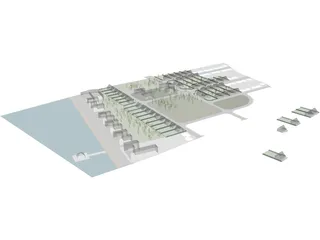 City Block 3D Model preview
