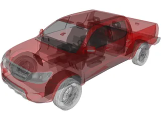 Toyota Hilux (2010) 3D Model preview