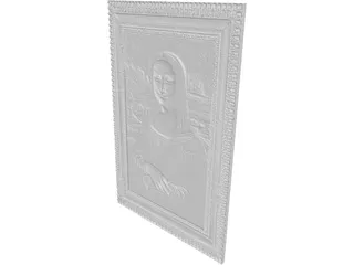 Mona Lisa 3D Model preview