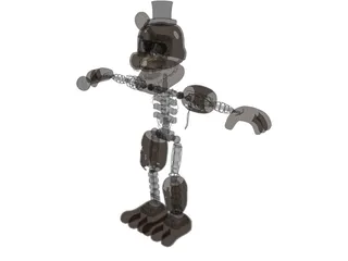 Rust Freddy 3D Model preview