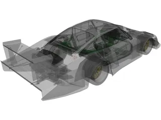 Porsche 935-78 Moby Dick 3D Model preview