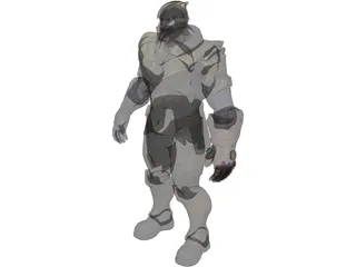 Thanos Armor 3D Model preview