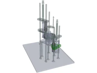 Terminal Tapping Machine 3D Model preview