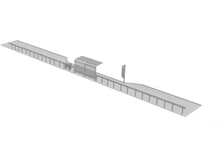 Bus Stop 3D Model preview