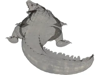 Crocodile 3D Model preview
