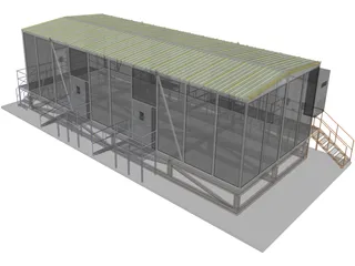 Gas Processing Skid 3D Model preview