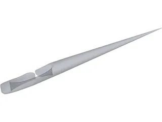 Threading Needle 3D Model preview