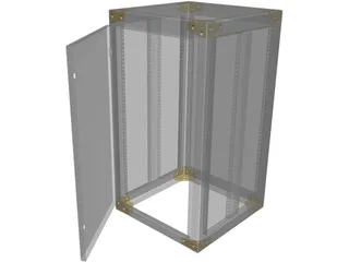 Electrical Cabinet 3D Model preview