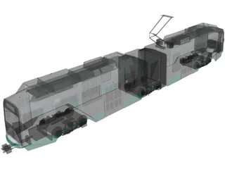 Train 3D Model preview
