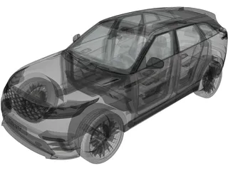 Range Rover Velar (2018) 3D Model preview