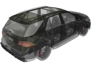 Mercedes-AMG GLE 63 S 4MATIC (2016) 3D Model preview