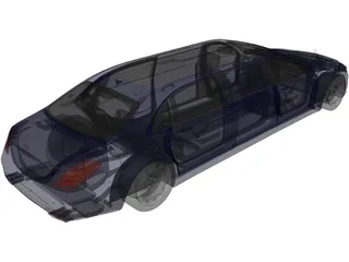Mercedes-Maybach S600 Pullman 3D Model preview