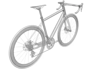 Road Bike 3D Model preview