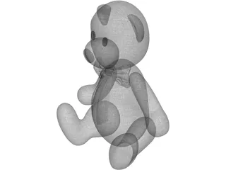 Teddy Bear 3D Model preview