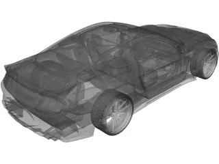 Ford Mustang GT Fastback (2018) 3D Model preview