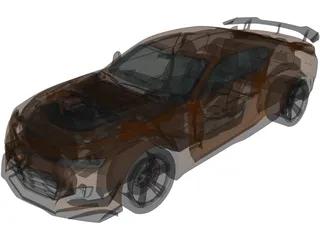 Chevrolet Camaro ZL1 1LE (2018) 3D Model preview
