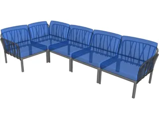 Sofa 3D Model preview