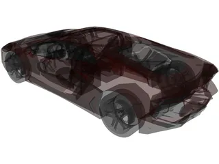 Lamborghini Aventador 3D Model preview