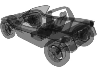 Dune Buggy 3D Model preview