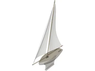 Toy Boat 3D Model preview