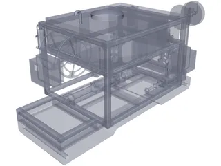 UG Pumping Unit 3D Model preview