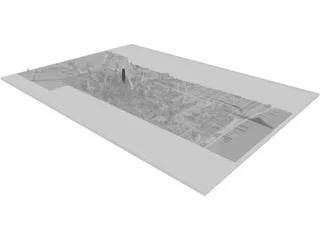 Philadelphia City 3D Model preview