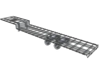 Trailer 3D Model preview