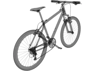 Fryrender Bike 3D Model preview