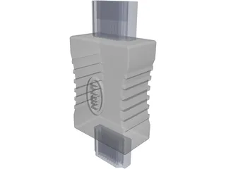 HDMI Connector 3D Model preview