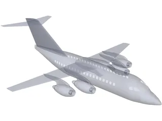British Aerospace BAe 146 3D Model preview
