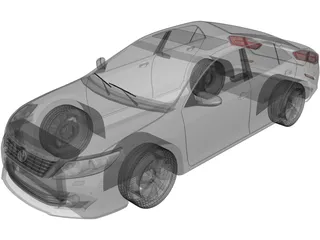 Toyota Camry (2012) 3D Model preview