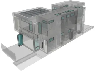 Modern Home 3D Model preview