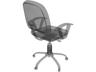 Office Chair 3D Model preview
