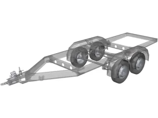 Trailer 3D Model preview