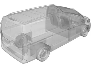 Mercedes-Benz Vito (2016) 3D Model preview