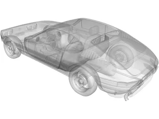 Volkswagen SP2 (1975) 3D Model preview