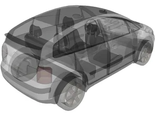 Audi A2 3D Model preview