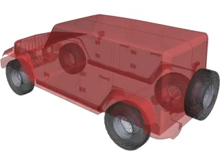 Jeep Wrangler 3D Model preview